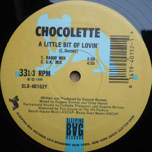 Chocolette ‎– A Little Bit Of Lovin’ – B
