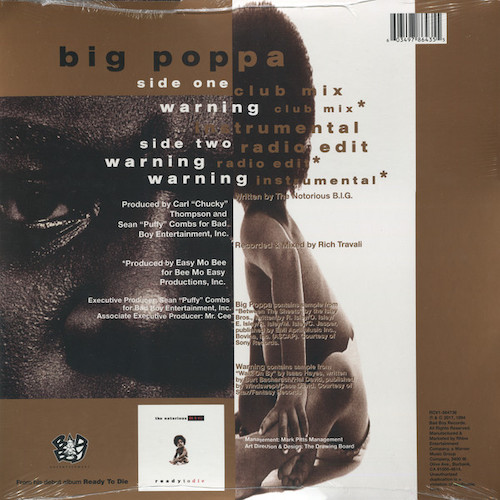 Notorious BIG – Big Poppa – Back