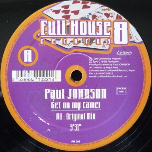 Paul Johnson – Get On My Camel – A