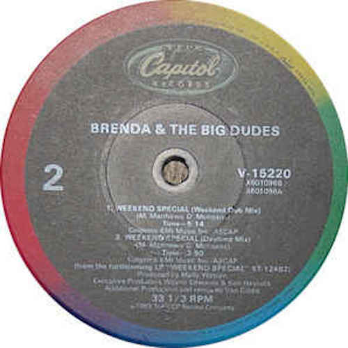 Brenda & The Big Dudes – Weekend Special – B