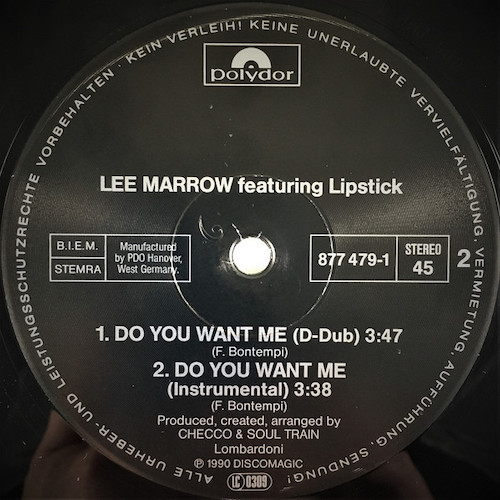 Lee Marrow – Do You Want Me – B